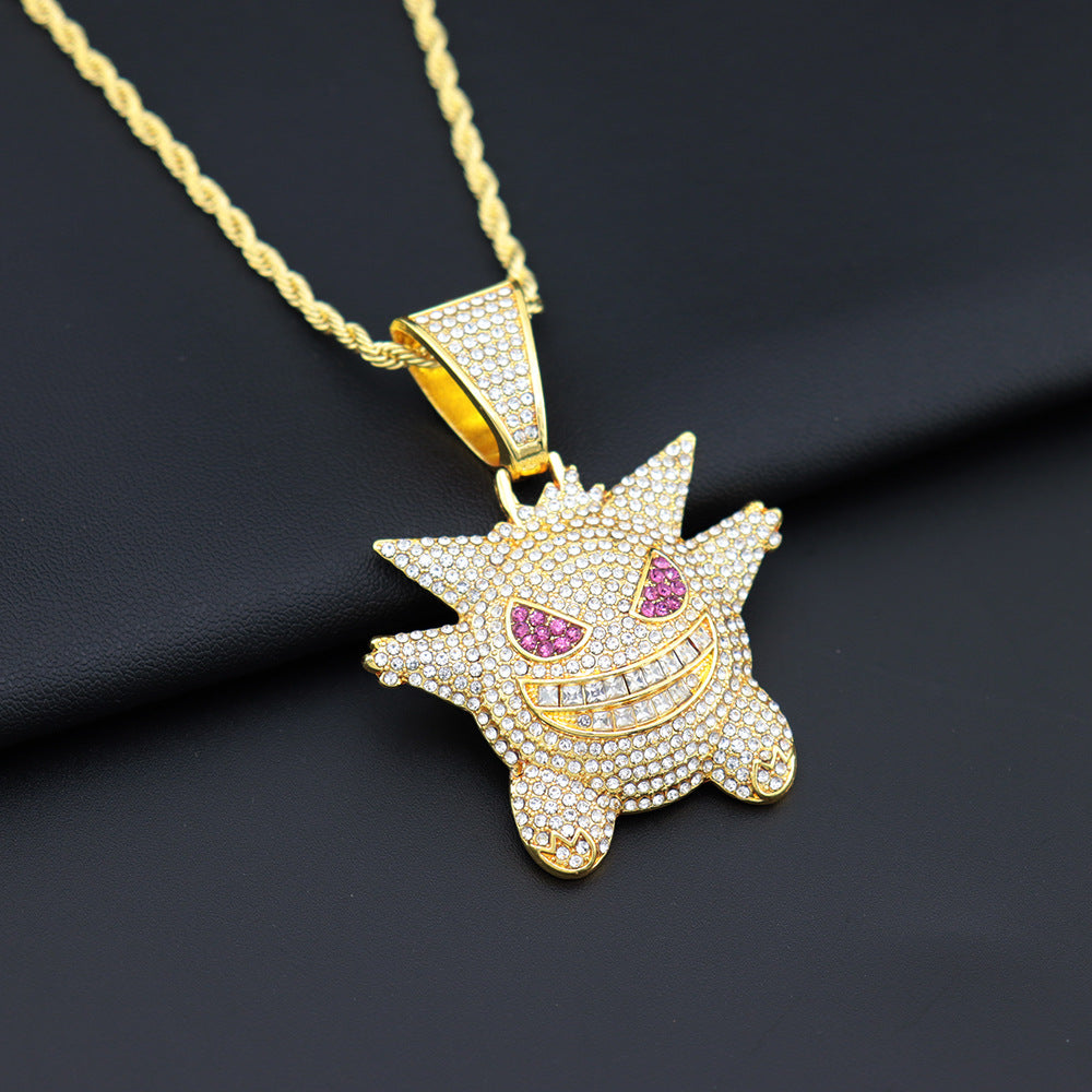 Geng Ghost Pet Elf Diamond Pendant