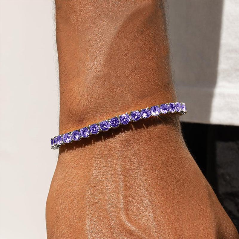 4mm Purple Tennis Bracelet