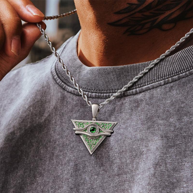 Eye Of Horus Oil Drop Pendant