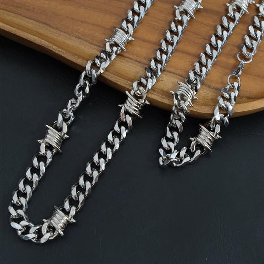 Thorns Stainless Steel Cuban Chain