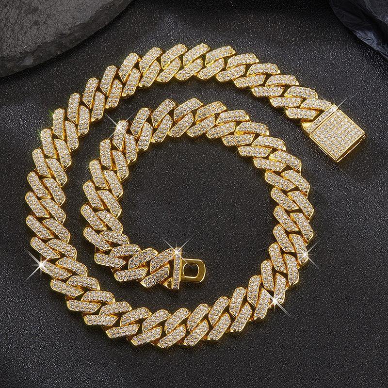 Iced 14mm Miami Cuban Chain With Big Box Clasp