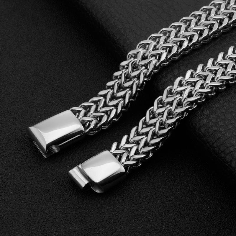 Stainless Steel Double Layer Bracelet