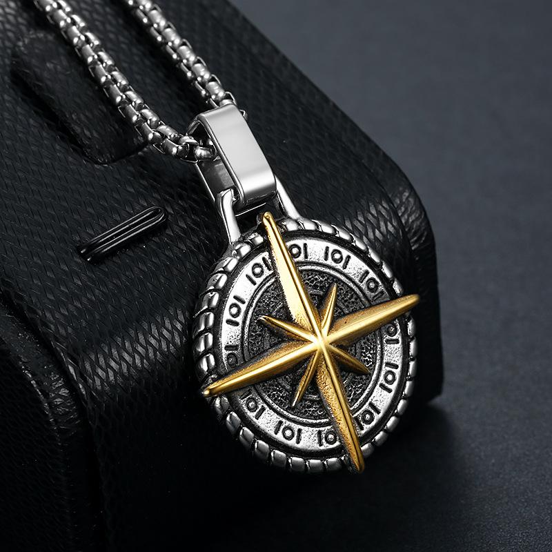 Vintage Compass Pendant