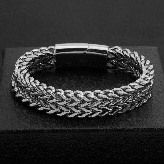 Stainless Steel Double Layer Bracelet