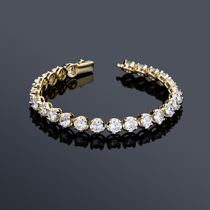 5mm Round Cut Tennis Bracelet