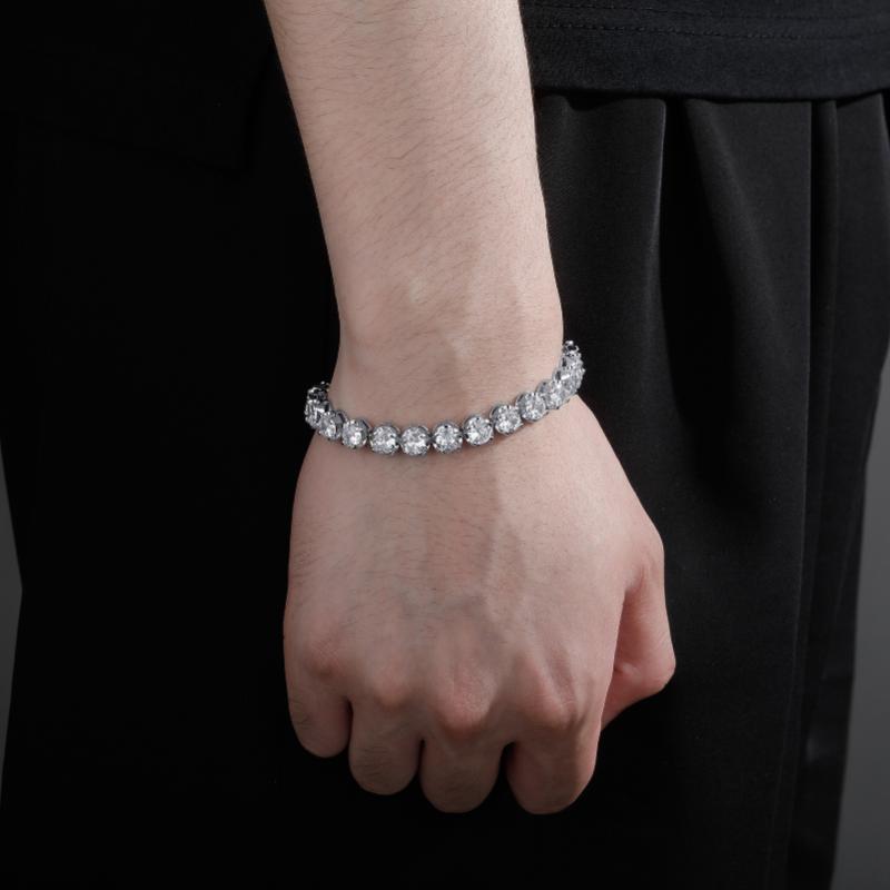 5mm Round Cut Tennis Bracelet