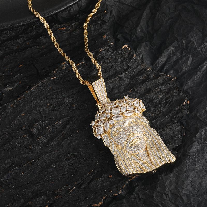 Iced Jesus Pendant