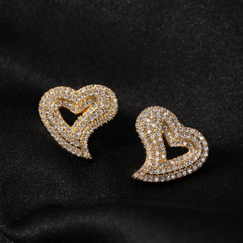 Iced Love Stud Earrings