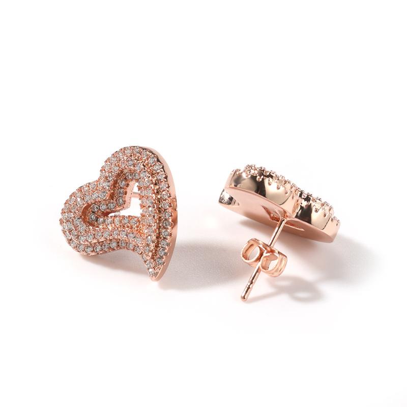 Iced Love Stud Earrings