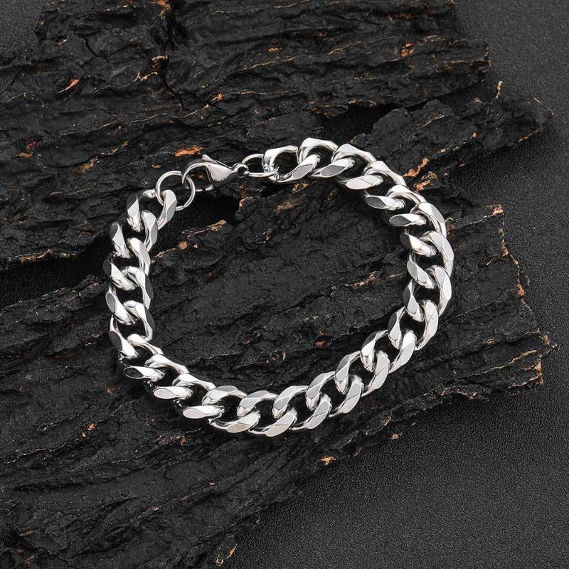 11mm Stainless Steel Cuban Bracelet