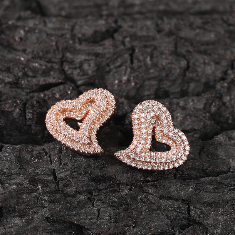 Iced Love Stud Earrings