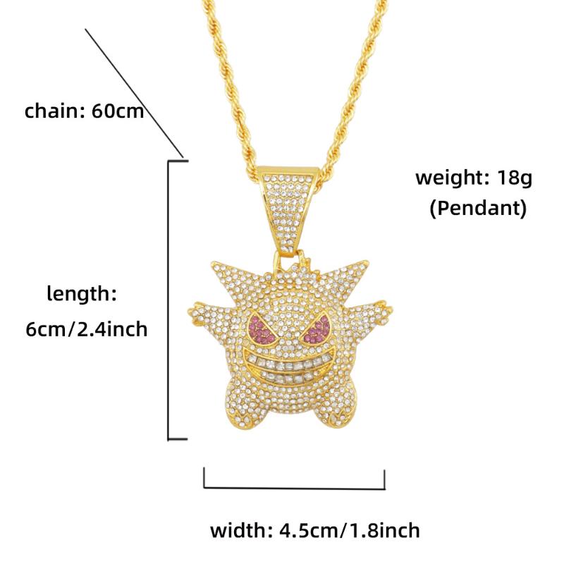 Geng Ghost Pet Elf Diamond Pendant