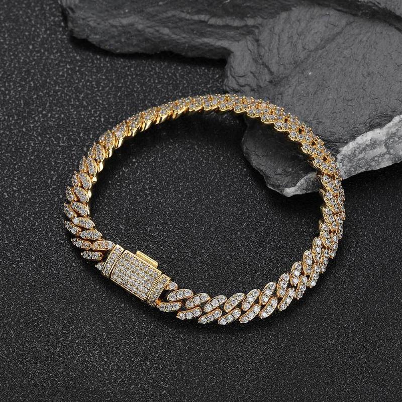 8mm Iced Cuban Bracelet