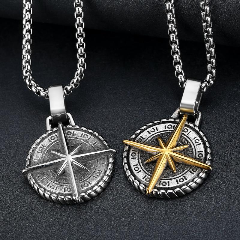 Vintage Compass Pendant