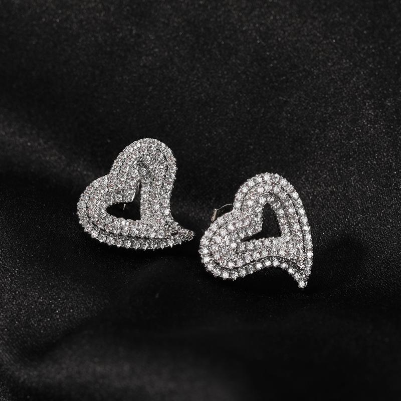 Iced Love Stud Earrings