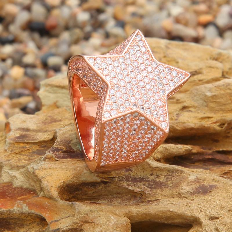 Iced Star Ring