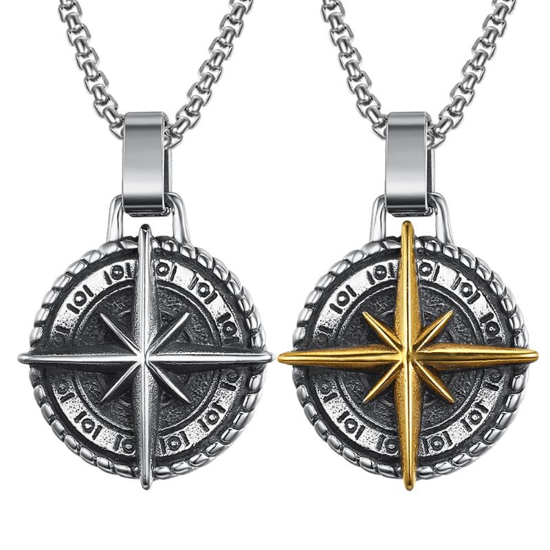 Vintage Compass Pendant