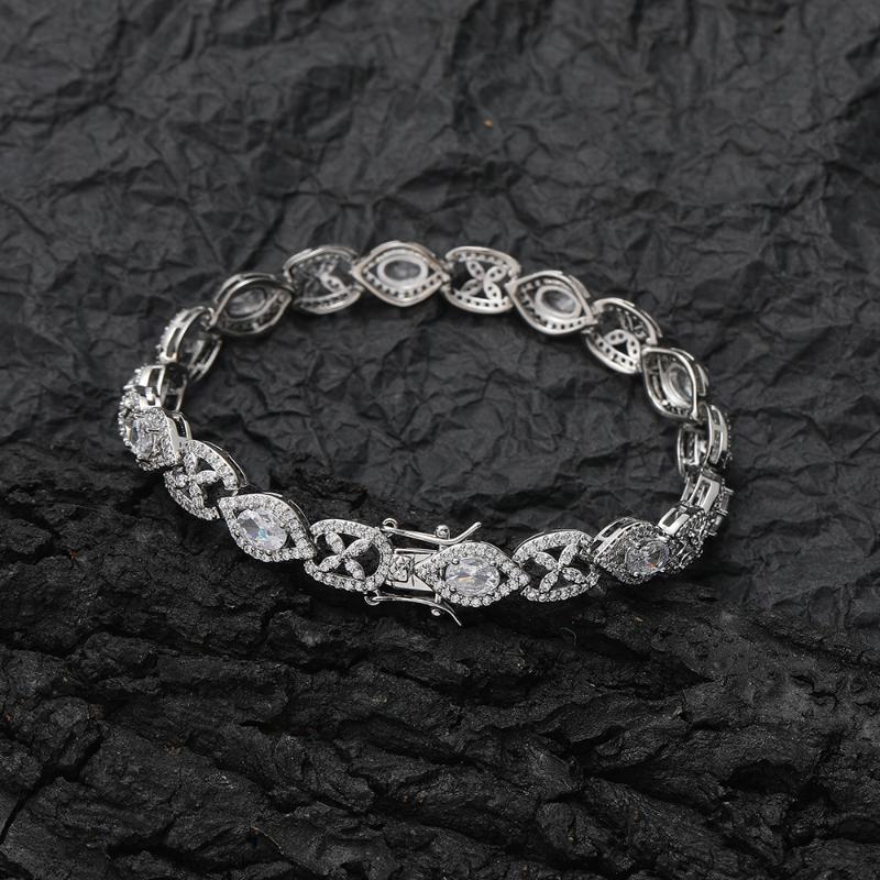 8mm Iced Eye Bracelet