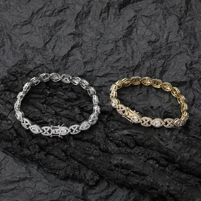 8mm Iced Eye Bracelet