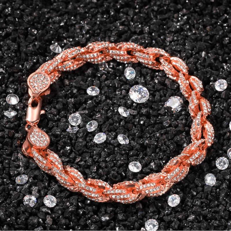 Men's Iced Rope Bracelet