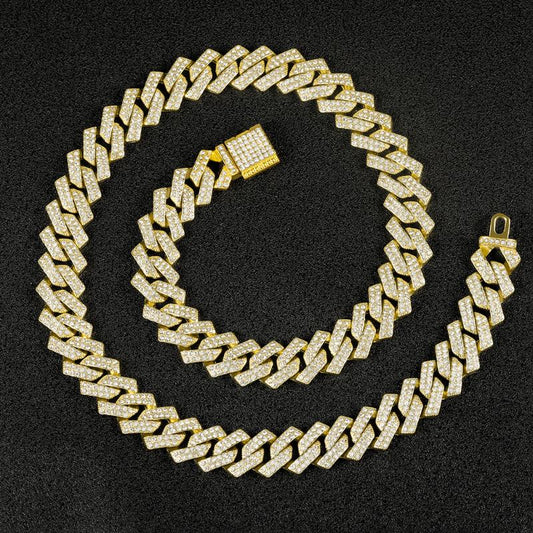 Iced 15mm Miami Cuban Chain