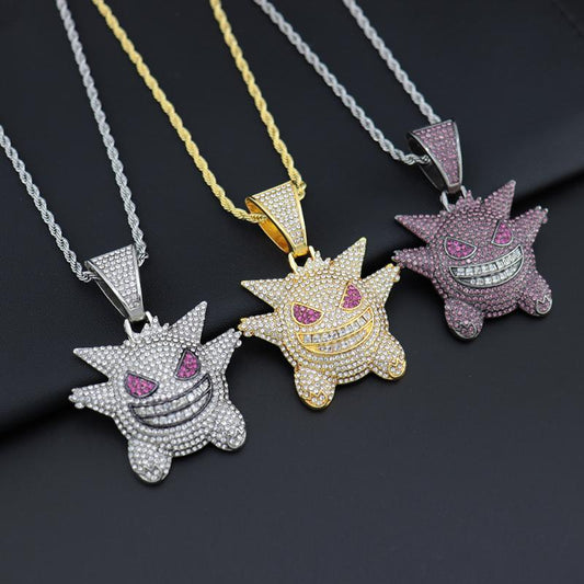 Geng Ghost Pet Elf Diamond Pendant