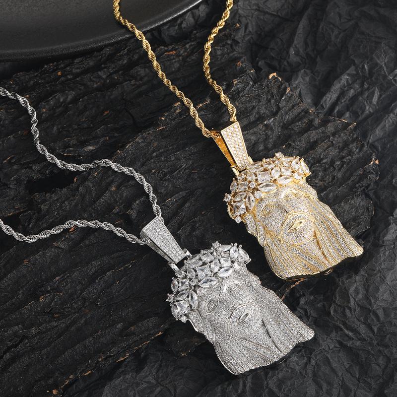 Iced Jesus Pendant